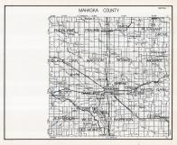 Mahaska County Map, Iowa State Atlas 1930c